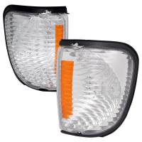 Spec'D Tuning Products - Spec-D 1992-2007 Ford E-Series Econoline Corner Lights w/Amber Reflectors (Chrome Housing/Clear Lens) - Image 1