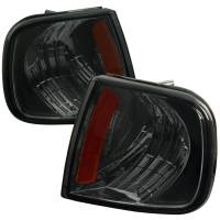 Spec'D Tuning Products - Spec-D 1997-2004 Ford F-150/Expedition Corner Lights (Glossy Black Housing/Smoke Lens) - Image 1