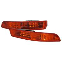 Spec'D Tuning Products - Spec-D 1994-1997 Accura Integra Bumper Lights (Chrome Housing/Amber Lens) - Image 1