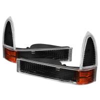 Spec'D Tuning Products - Spec-D 1999-2004 Ford F-250/F-350/F-450/F-550/Excursion Corner Lights (Matte Black Housing/Clear Lens) - Image 1