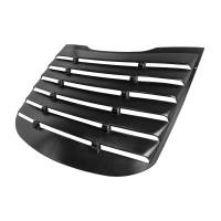 Spec'D Tuning Products - Spec-D 2015-2018 Ford Mustang Glossy Black Textured ABS Vintange Style Rear Window Louver - Image 1