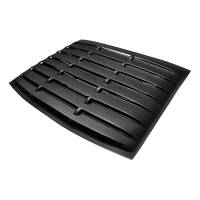 Spec'D Tuning Products - Spec-D 2005-2014 Ford Mustang Coupe Textured Matte Black ABS Vintage Style Rear Window Louver - Image 1