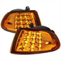 Spec'D Tuning Products - Spec-D 1992-1995 Honda Civic 2/3DR LED Corner Lights (Chrome Housing/Amber Lens) - Image 1
