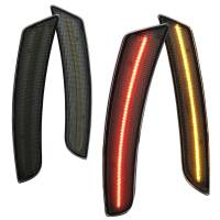Spec'D Tuning Products - Spec-D 2016-2018 Chevrolet Camaro Front & Rear SMD LED Side Marker Lights (Chrome Housing/Smoke Lens) - Image 1