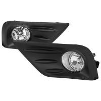 Spec'D Tuning Products - Spec-D 2016-2018 Nissan Altima H11 Fog Lights Kit w/ Switch & Wiring Harness (Chrome Housing/Clear Lens) - Image 1