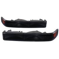 Spec'D Tuning Products - Spec-D 1998-2004 Chevrolet S10/ GMC Sonoma Bumper Lights (Matte Black Housing/Clear Lens) - Image 1