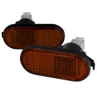 Spec'D Tuning Products - Spec-D 1992-1995 Honda Civic Amber Smoke Lens Side Marker Flat Style Lights - Image 1
