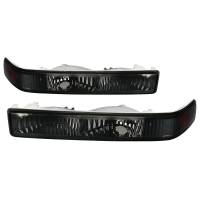 Spec'D Tuning Products - Spec-D 1998-2004 Chevrolet S10/ GMC Sonoma Bumper Lights (Chrome Housing/Smoke Lens) - Image 1