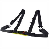 Spec'D Tuning Products - Spec-D Universal Black 4 Point Racing Seat Belt Buckle Safety Harness - Image 1