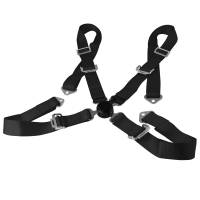 Spec'D Tuning Products - Spec-D Universal Black 4 Point Quick Release Camlock Racing Seat Belt Safety Harness - Image 1
