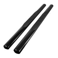 Spec'D Tuning Products - Spec-D 2007-2018 Jeep Wrangler JK 2DR 4" Black Stainless Steel Side Step Nerf Bars - Image 1