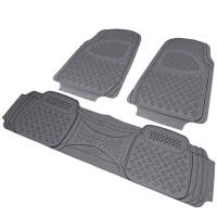 Spec'D Tuning Products - Spec-D Universal PVC Rubber Floor Mats - 3PC (Gray) - Image 1
