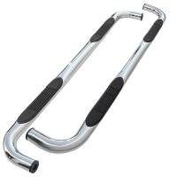 Spec'D Tuning Products - Spec-D 2001-2018 Chevrolet Silverado/GMC Sierra Crew Cab Chrome Stainless Steel Side Step Nerf Bars - Image 1