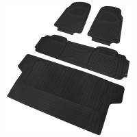 Spec'D Tuning Products - Spec-D Universal PVC Rubber Floor Mats - 4PC (Black) - Image 1