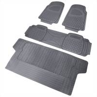 Spec'D Tuning Products - Spec-D Universal PVC Rubber Floor Mats - 4PC (Gray) - Image 1