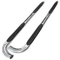 Spec'D Tuning Products - Spec-D 2002-2009 Chevrolet Trailblazer/GMC Envoy Chrome Stainless Steel Side Step Nerf Bars - Image 1