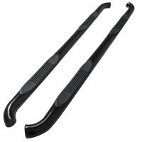 Spec'D Tuning Products - Spec-D 2007-2021 Toyota Tundra Double Cab/CrewMax Black Stainless Steel Side Step Nerf Bars - Image 1