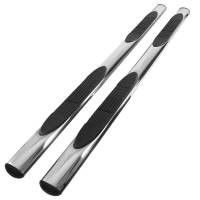 Spec'D Tuning Products - Spec-D 1999-2016 Ford F-250/F-350/F-450/F-550 SuperCab 4" Chrome Stainless Steel Side Step Nerf Bars - Image 1