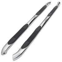 Spec'D Tuning Products - Spec-D 2017-2021 Honda Ridgeline Chrome Stainless Steel Side Step Nerf Bars - Image 1