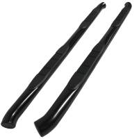 Spec'D Tuning Products - Spec-D 2001-2008 Acura MDX/Honda Pilot 3" Black Stainless Steel Side Step Nerf Bars - Image 1