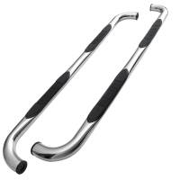 Spec'D Tuning Products - Spec-D 2004-2008 Ford F-150 SuperCrew Cab 3" Chrome Stainless Steel Side Step Nerf Bars - Image 1