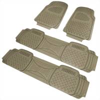 Spec'D Tuning Products - Spec-D Universal PVC Rubber Non-Slip Floor Mats - 4PC (Beige) - Image 1