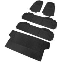 Spec'D Tuning Products - Spec-D Universal PVC Rubber Floor Mats - 5PC (Black) - Image 1