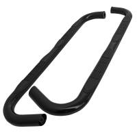 Spec'D Tuning Products - Spec-D 1984-2000 Jeep Cherokee XJ 4DR 3" Black Stainless Steel Side Step Nerf Bars - Image 1