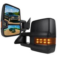 Spec'D Tuning Products - Spec-D 1988-2000 Chevrolet C/K Tahoe GMC Yukon/Suburban Power Adjustable, Heated, & Manual Extendable Towing Mirrors w/ LED Turn Signal & Clearance Lights - Image 1