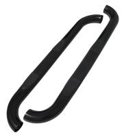 Spec'D Tuning Products - Spec-D 1999-2016 Ford F-250/F-350/F-450/F-550 Regular Cab 3" Black Stainless Steel Side Step Nerf Bars - Image 1