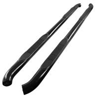 Spec'D Tuning Products - Spec-D 2005-2020 Nissan Frontier Crew Cab 3" Black Stainless Steel Side Step Nerf Bars - Image 1