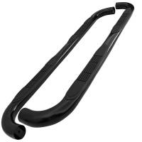 Spec'D Tuning Products - Spec-D 2019-2021 Dodge RAM 1500 Quad Cab 3" Black Stainless Steel Side Step Nerf Bars - Image 1