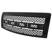 Spec'D Tuning Products - Spec-D 2009-2014 Ford F-150 Raptor Style Black ABS Grille - Image 1