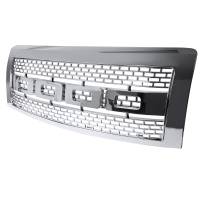 Spec'D Tuning Products - Spec-D 2009-2014 Ford F-150 Raptor Style Chrome ABS Grille - Image 1