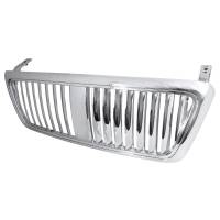 Spec'D Tuning Products - Spec-D 2004-2008 Ford F-150/ 2006-2008 Lincoln Mark LT Chrome ABS Vertical Front Grille - Image 1