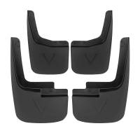 Spec'D Tuning Products - Spec-D 2015-2018 Ford F-150 Black ABS Front & Rear Mud Flap Splash Guards (Models with OEM Wheel Lip Moldings) - Image 1