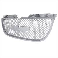 Spec'D Tuning Products - Spec-D 2007-2014 GMC Yukon/Yukon XL SLE/SLT/Denali Chrome ABS Round Hole Grille - Image 1