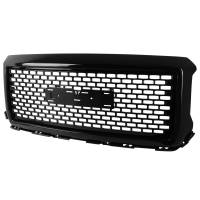 Spec'D Tuning Products - Spec-D 2014-2015 GMC Sierra 1500 Glossy Black ABS Denali Style Mesh Grille - Image 1