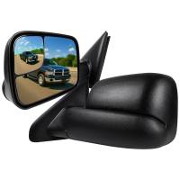 Spec'D Tuning Products - Spec-D 2002-2009 Dodge RAM Manual Adjustable & Foldable Towing Mirrors - Image 1