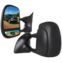 Spec'D Tuning Products - Spec-D 1999-2007 Ford F-250/F-350/F-450/F-550 Excursion Power Adjustable, Heated, & Manual Extendable Towing Mirrors - Image 1