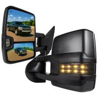 Spec'D Tuning Products - Spec-D 2007-2014 Chevrolet Silverado/Suburban/Avalanche/Tahoe GMC Sierra/Yukon/Yukon XL Power Heated Towing Mirrors w/ Smoke Lens LED Turn Signal & Clearance Lights - Image 1
