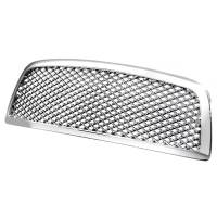 Spec'D Tuning Products - Spec-D 2009-2012 Dodge RAM 1500 Chrome ABS Honeycomb Mesh Grille - Image 1