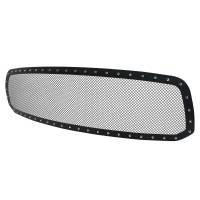 Spec'D Tuning Products - Spec-D 2013-2018 RAM 1500 1500 Rivet Style Black Stainless Steel Mesh Grille Insert - Image 1
