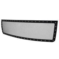 Spec'D Tuning Products - Spec-D 2007-2013 GMC Sierra 1500 NBS Rivet Style Black Stainless Steel Mesh Grille Insert - Image 1