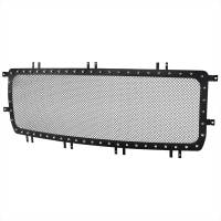 Spec'D Tuning Products - Spec-D 2014-2015 GMC Sierra 1500 Rivet Style Black Stainless Steel Mesh Grille Insert - Image 1