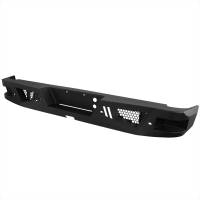Spec'D Tuning Products - Spec-D 2007-2018 GMC Sierra 1500 Black Heavy Duty Steel Rear Step Bumper w/ License Lamp - Image 1