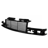Spec'D Tuning Products - Spec-D 1998-2004 Chevrolet S10/Blazer Glossy Black ABS Mesh Grille - Image 1