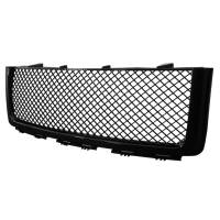 Spec'D Tuning Products - Spec-D 2007-2013 GMC Sierra 1500 Light Duty Glossy Black ABS Honeycomb Mesh Grille - Image 1