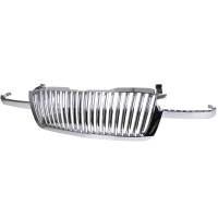 Spec'D Tuning Products - Spec-D 2003-2006 Chevrolet Silverado/Avalanche Chrome ABS Conversion Vertical Grille - Image 1