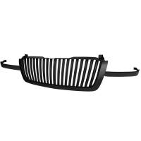 Spec'D Tuning Products - Spec-D 2003-2006 Chevrolet Silverado/Avalanche Mate Black ABS Conversion Vertical Grille - Image 1